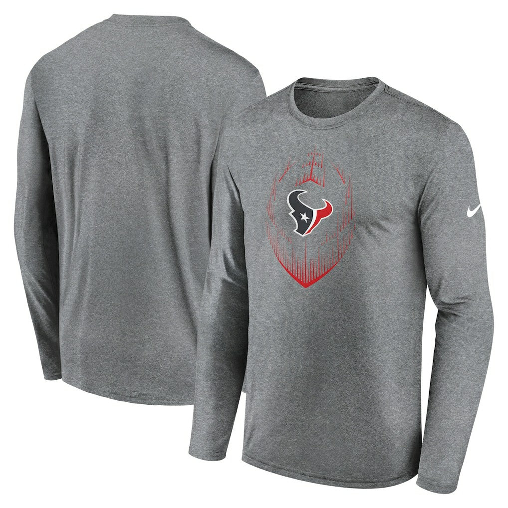 Houston Texans Nike Icon Legend Performance Long Sleeve T-Shirt