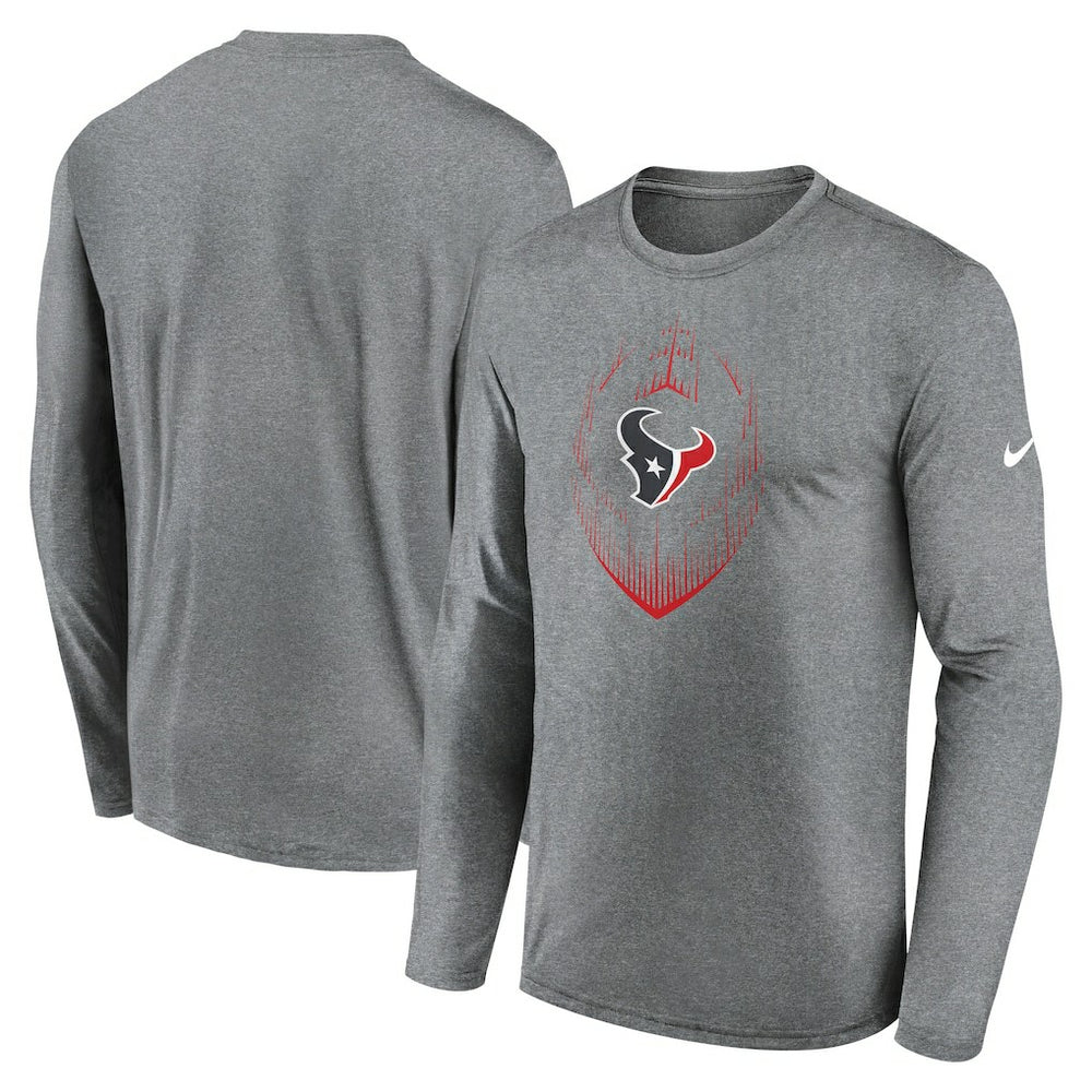 Houston Texans Nike Icon Legend Performance Long Sleeve T-Shirt