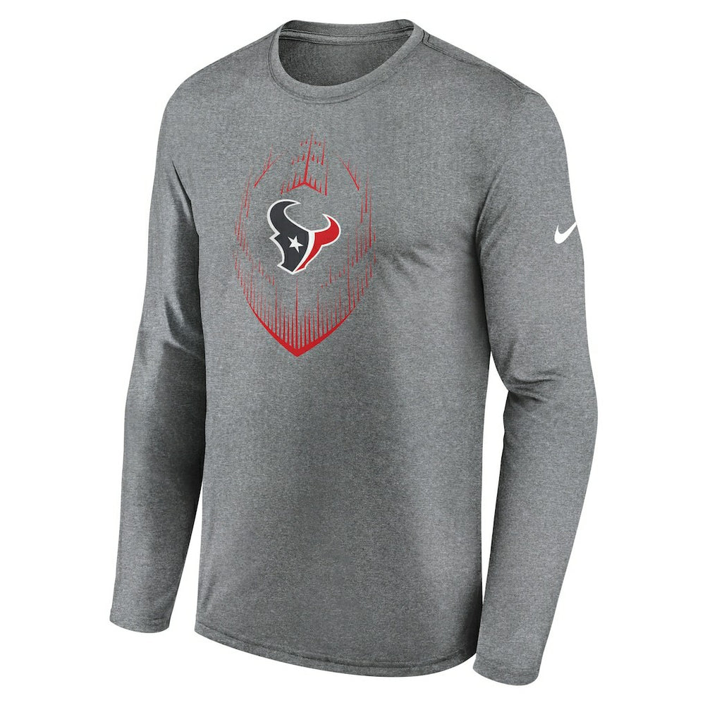 Houston Texans Nike Icon Legend Performance Long Sleeve T-Shirt