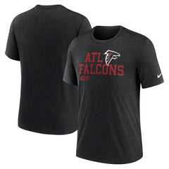 Atlanta Falcons Nike Overlap Lockup Tri-Blend T-Shirt