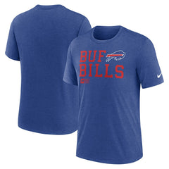 Buffalo Bills Nike Overlap Lockup Tri-Blend T-Shirt