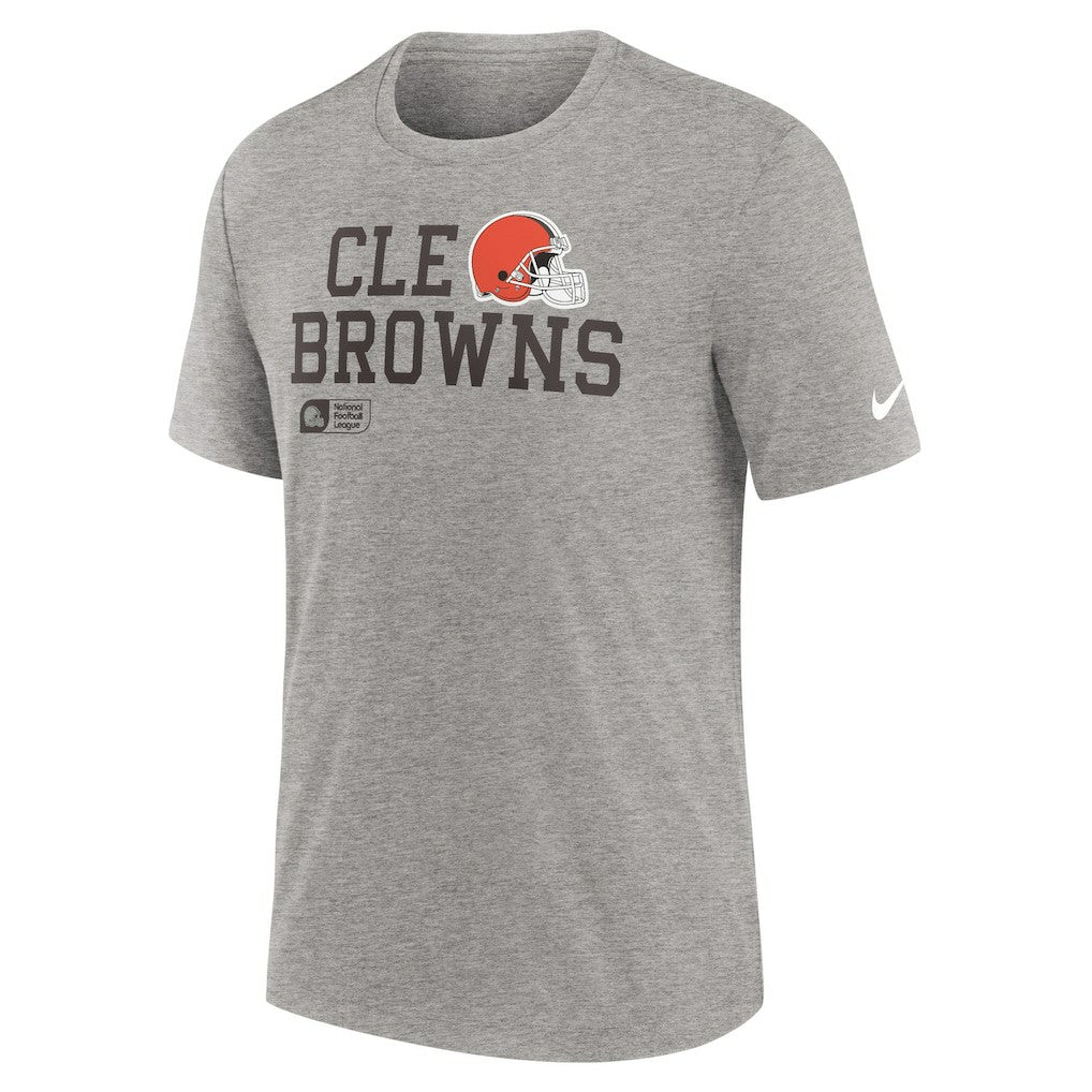 Cleveland Browns Nike Overlap Lockup Tri-Blend T-Shirt