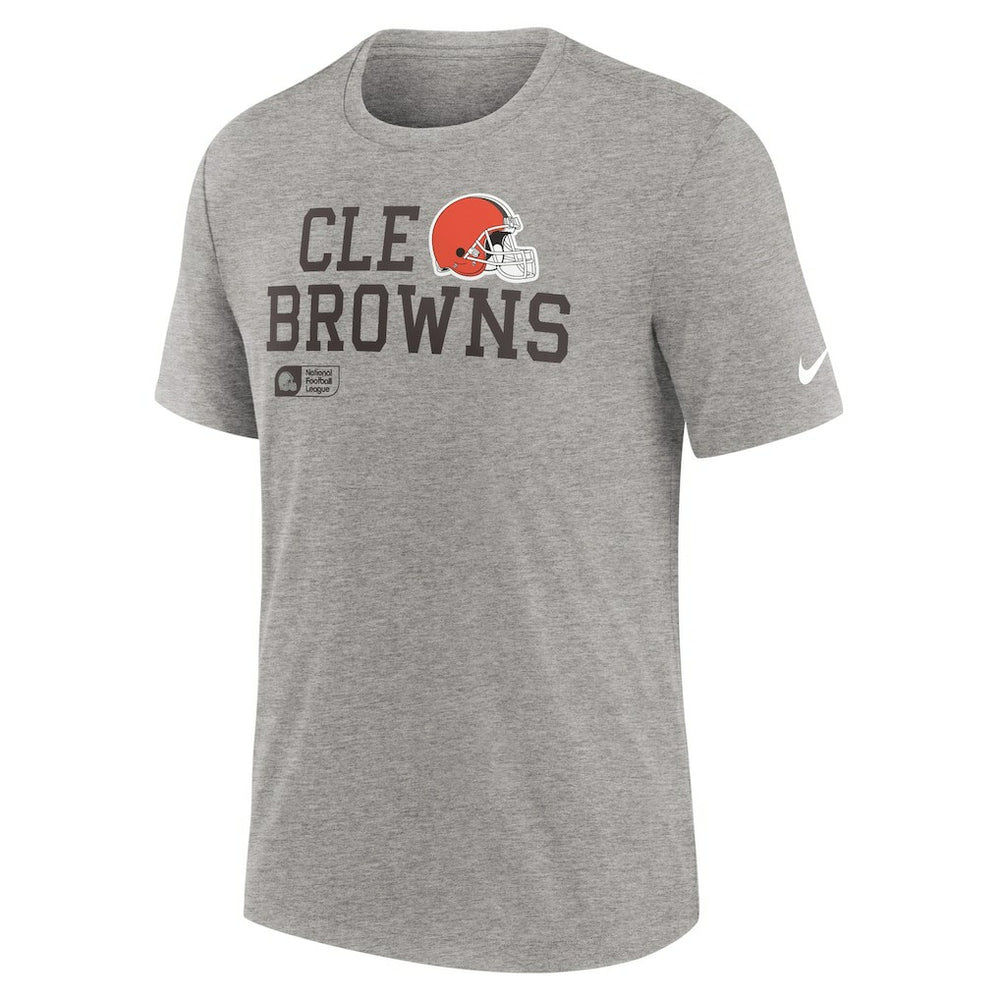 Cleveland Browns Nike Overlap Lockup Tri-Blend T-Shirt