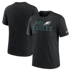 Philadelphia Eagles Nike Overlap Lockup Tri-Blend T-Shirt