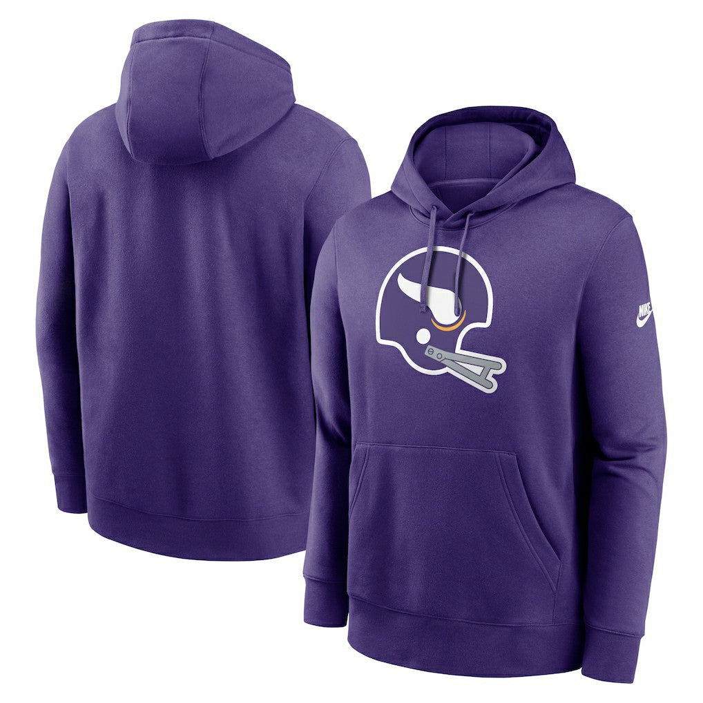 Minnesota Vikings Nike Rewind Club Logo Pullover Hoodie
