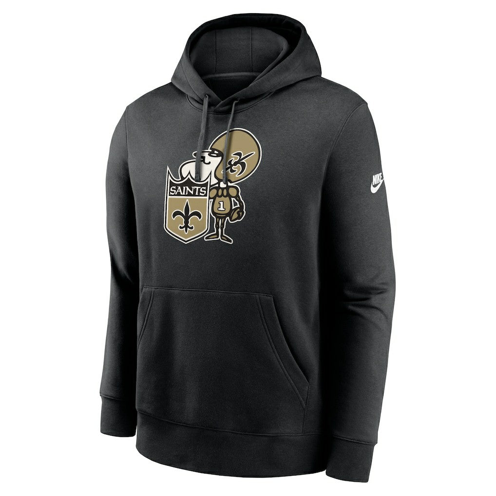 New Orleans Saints Nike Rewind Club Logo Pullover Hoodie