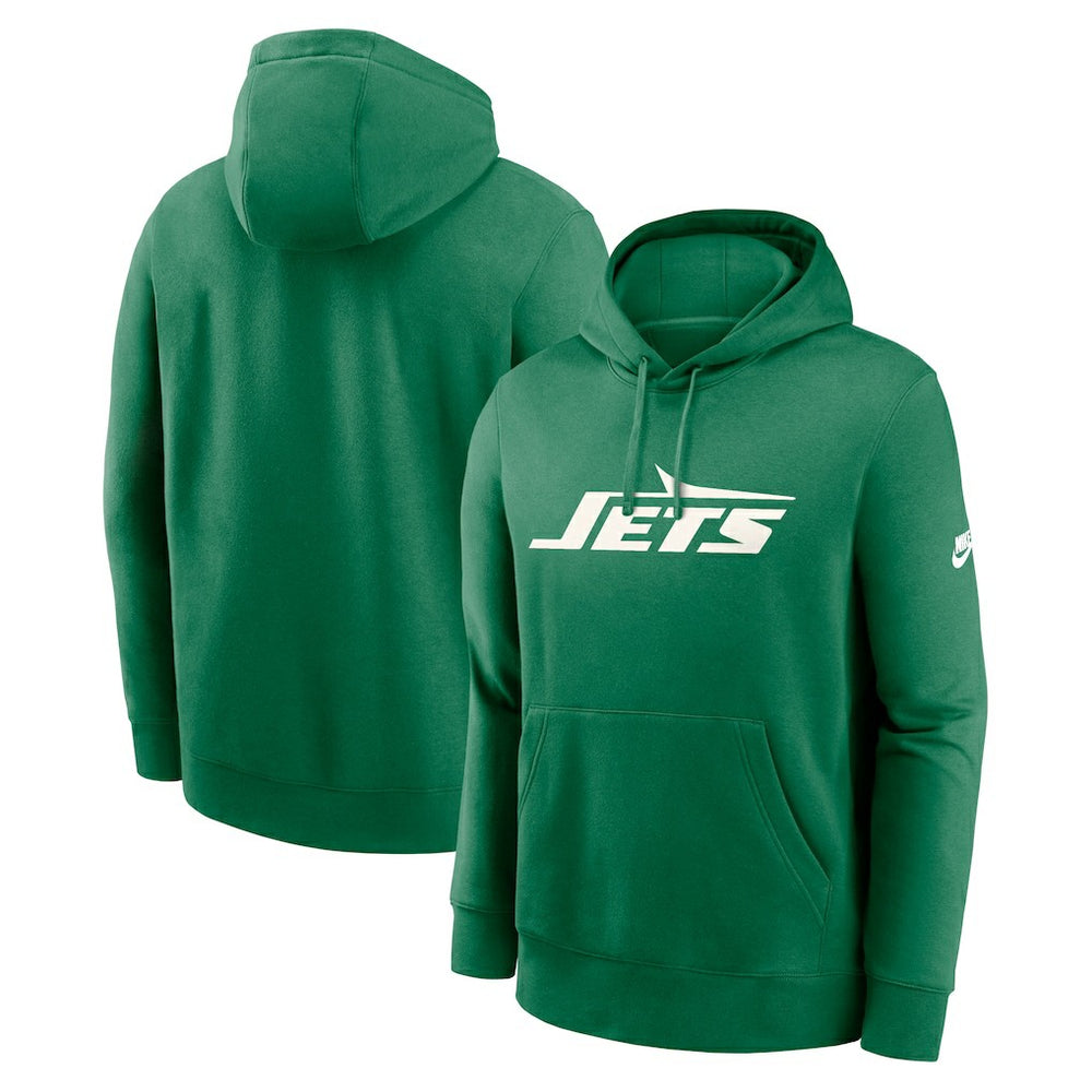 New York Jets Nike Rewind Club Logo Pullover Hoodie