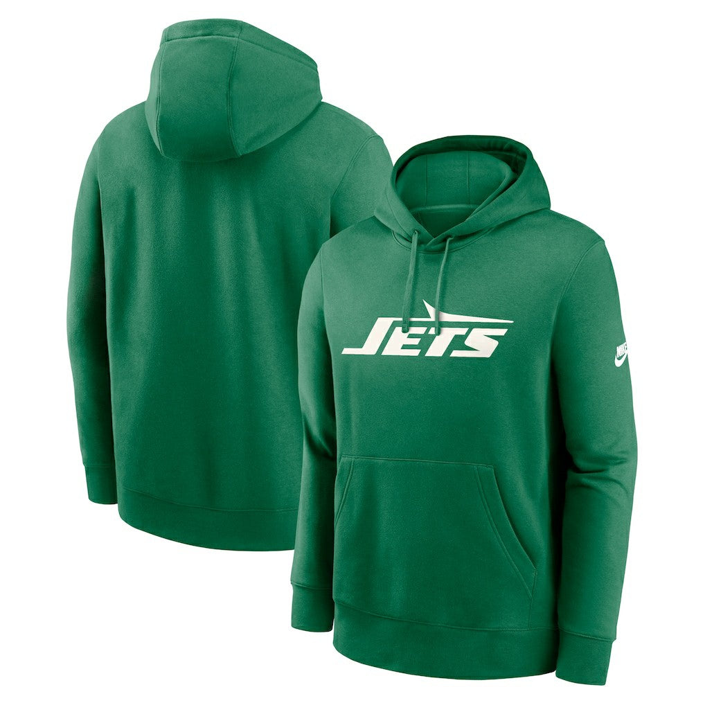 New York Jets Nike Rewind Club Logo Pullover Hoodie
