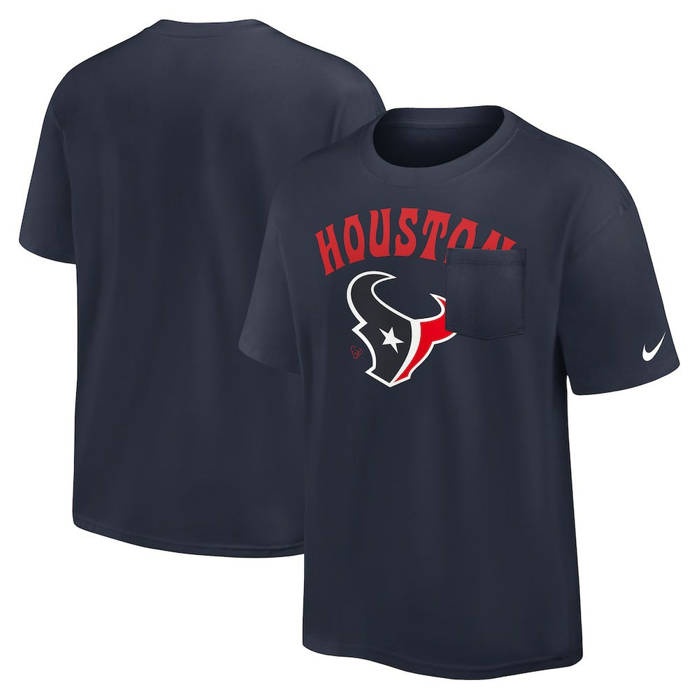 Houston Texans Nike Rewind Heavy Max90 Pocket T-Shirt