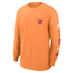 Tampa Bay Buccaneers Nike Rewind Heavy Max90 Pocket Long Sleeve T-Shirt