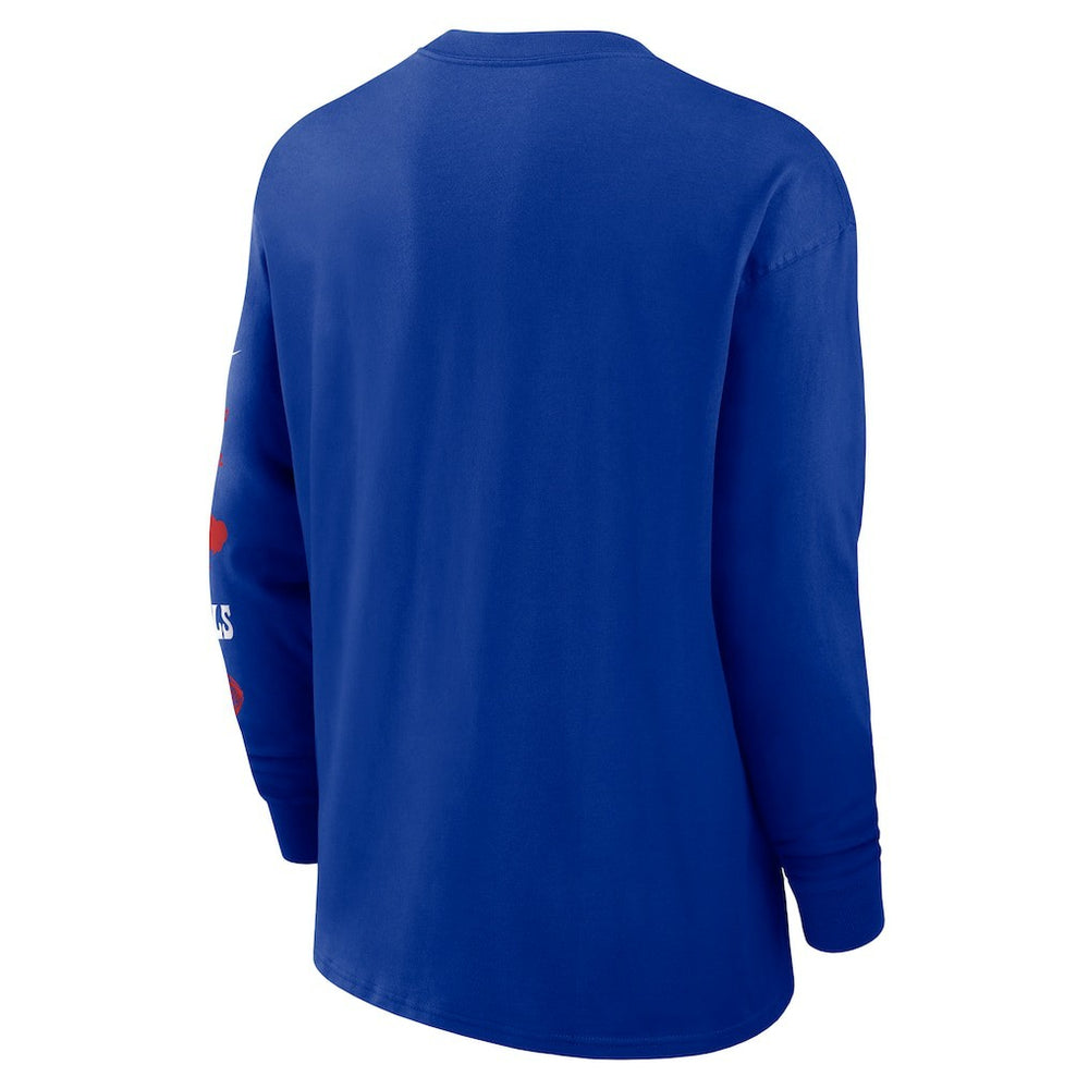 Buffalo Bills Nike Rewind Heavy Max90 Pocket Long Sleeve T-Shirt