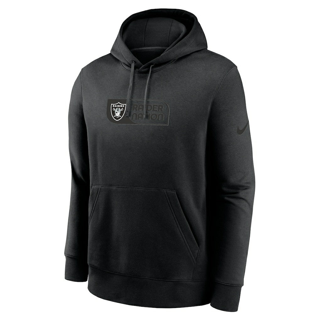 Las Vegas Raiders Nike Edge Pack French Terry Club Pullover Hoodie