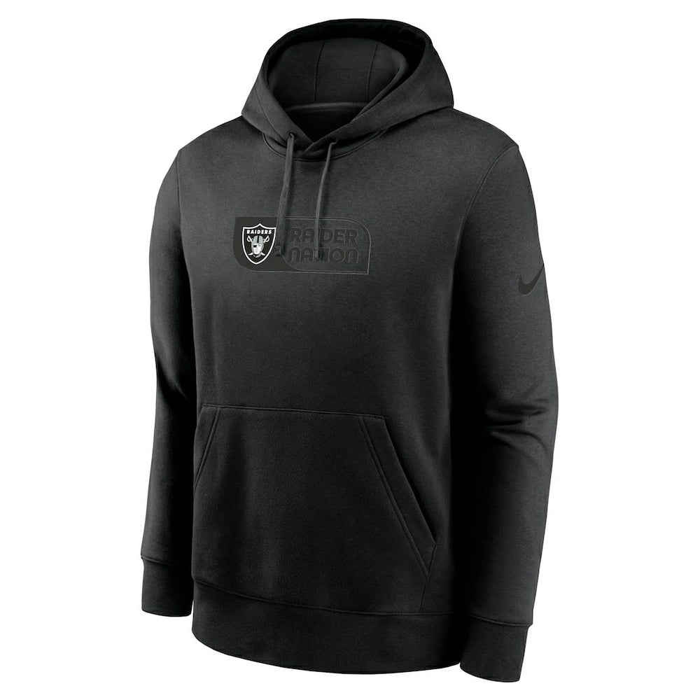 Las Vegas Raiders Nike Edge Pack French Terry Club Pullover Hoodie
