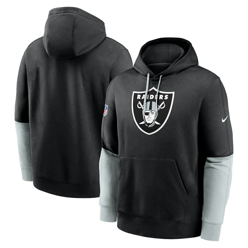 Las Vegas Raiders Nike 2024 Sideline Club Pullover Hoodie