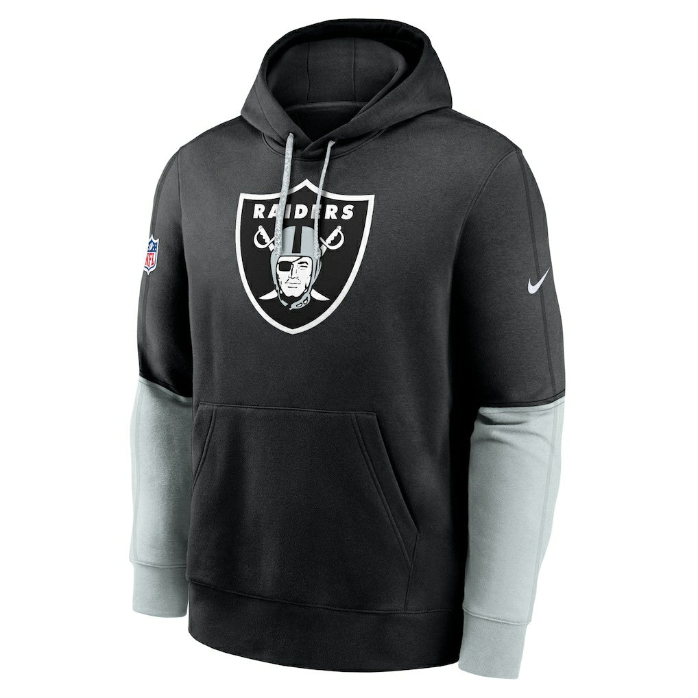 Las Vegas Raiders Nike 2024 Sideline Club Pullover Hoodie