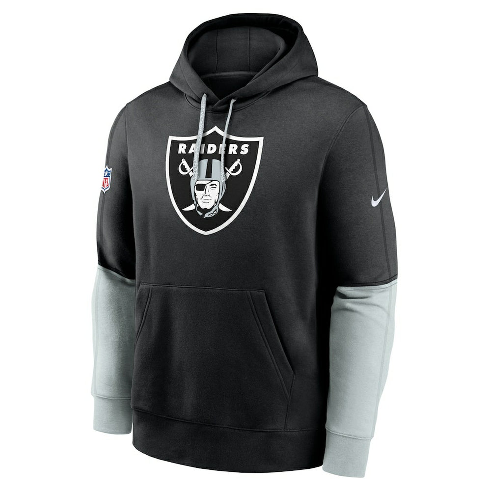 Las Vegas Raiders Nike 2024 Sideline Club Pullover Hoodie