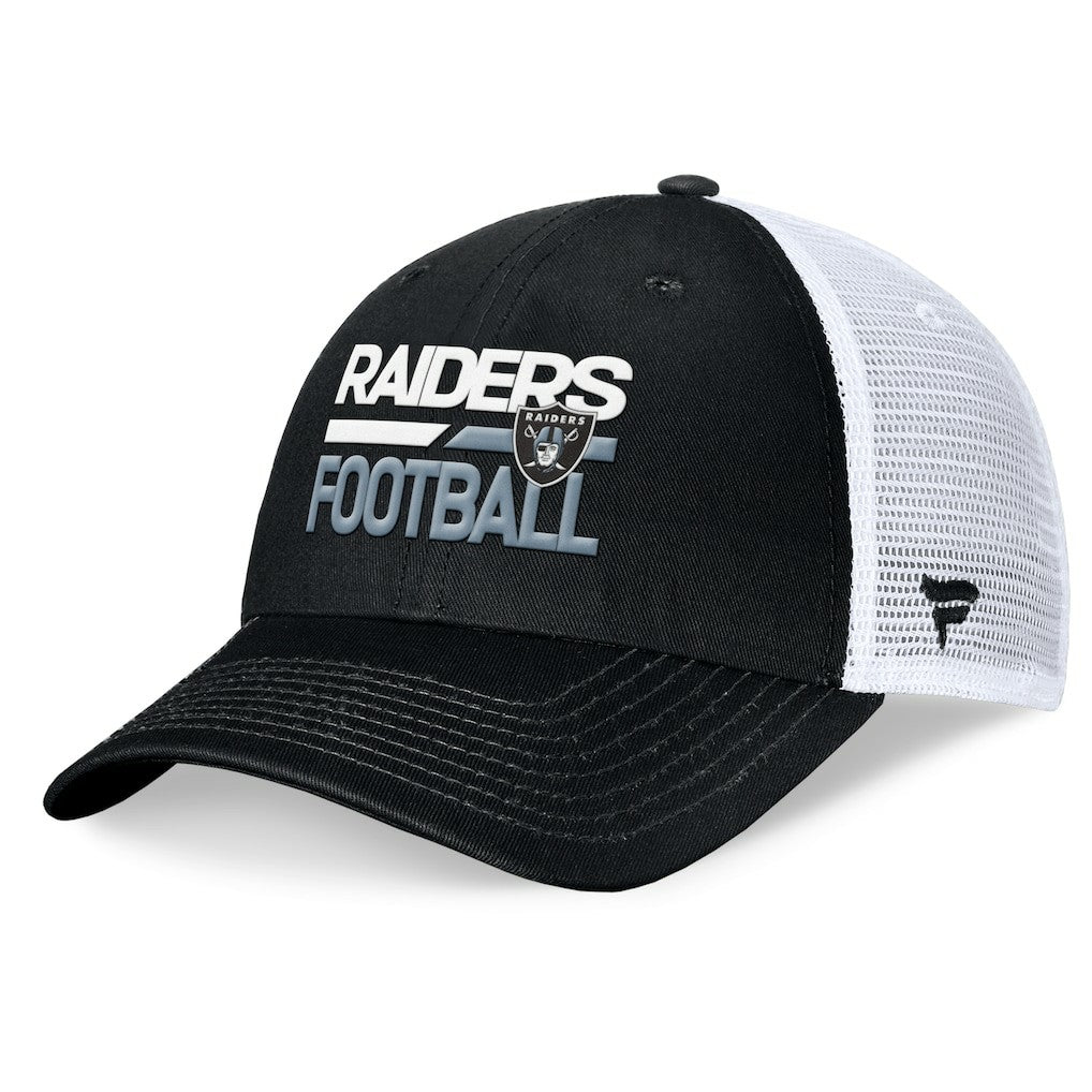 Las Vegas Raiders Fanatics Upper Trucker Adjustable Hat