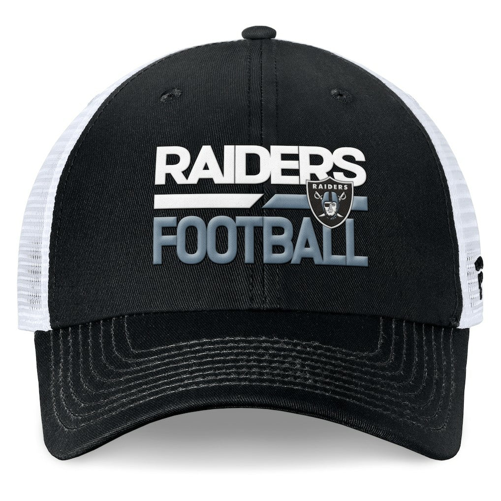Las Vegas Raiders Fanatics Upper Trucker Adjustable Hat