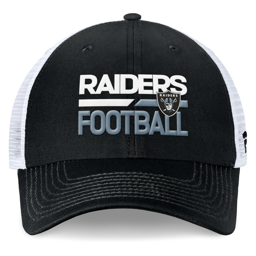 Las Vegas Raiders Fanatics Upper Trucker Adjustable Hat