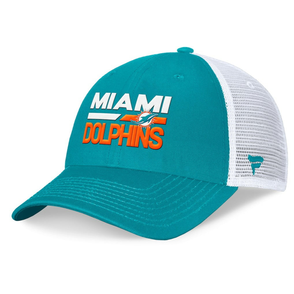 Miami Dolphins Fanatics Upper Trucker Adjustable Hat