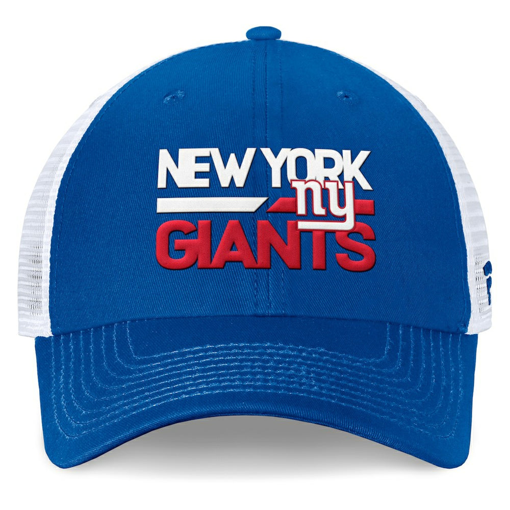 New York Giants Fanatics Upper Trucker Adjustable Hat