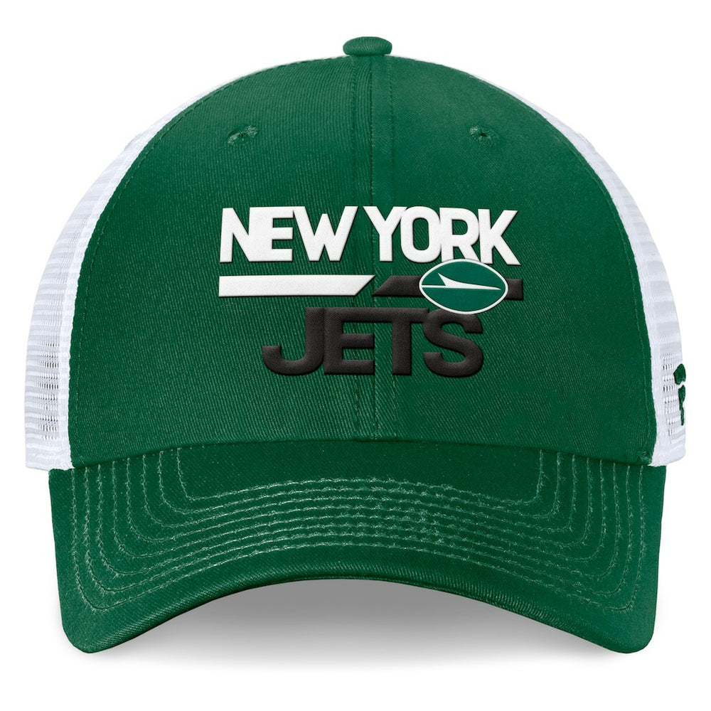 New York Jets Fanatics Upper Trucker Adjustable Hat