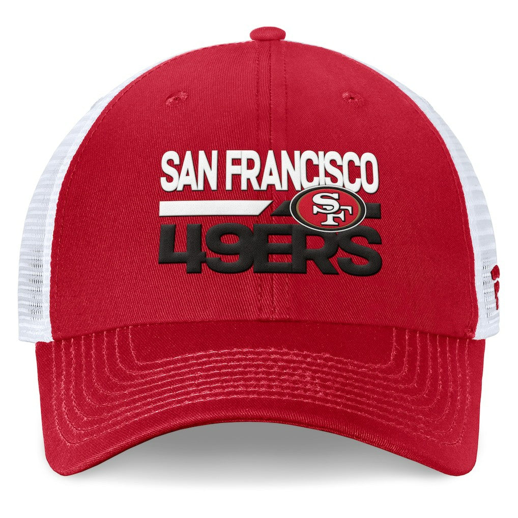 San Francisco 49ers Fanatics Upper Trucker Adjustable Hat