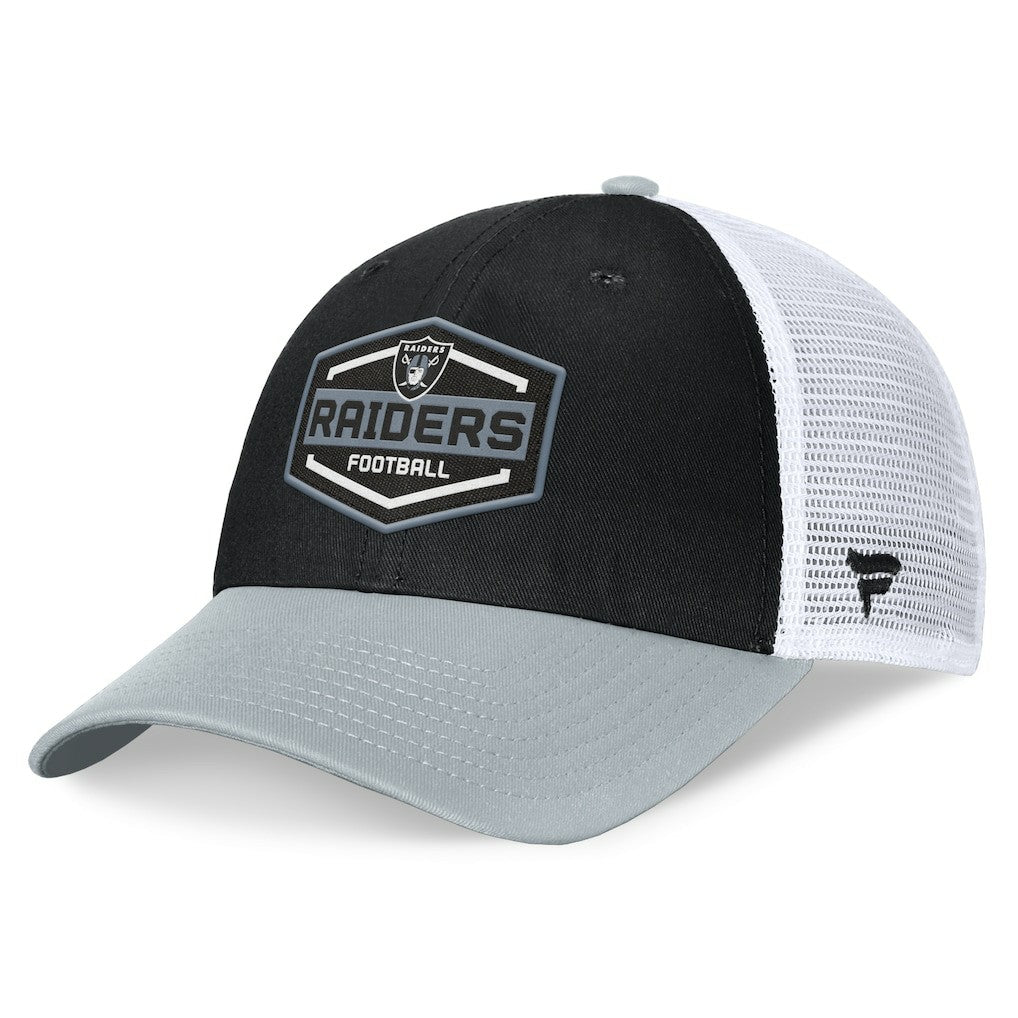 Las Vegas Raiders Fanatics Bench Trucker Adjustable Hat