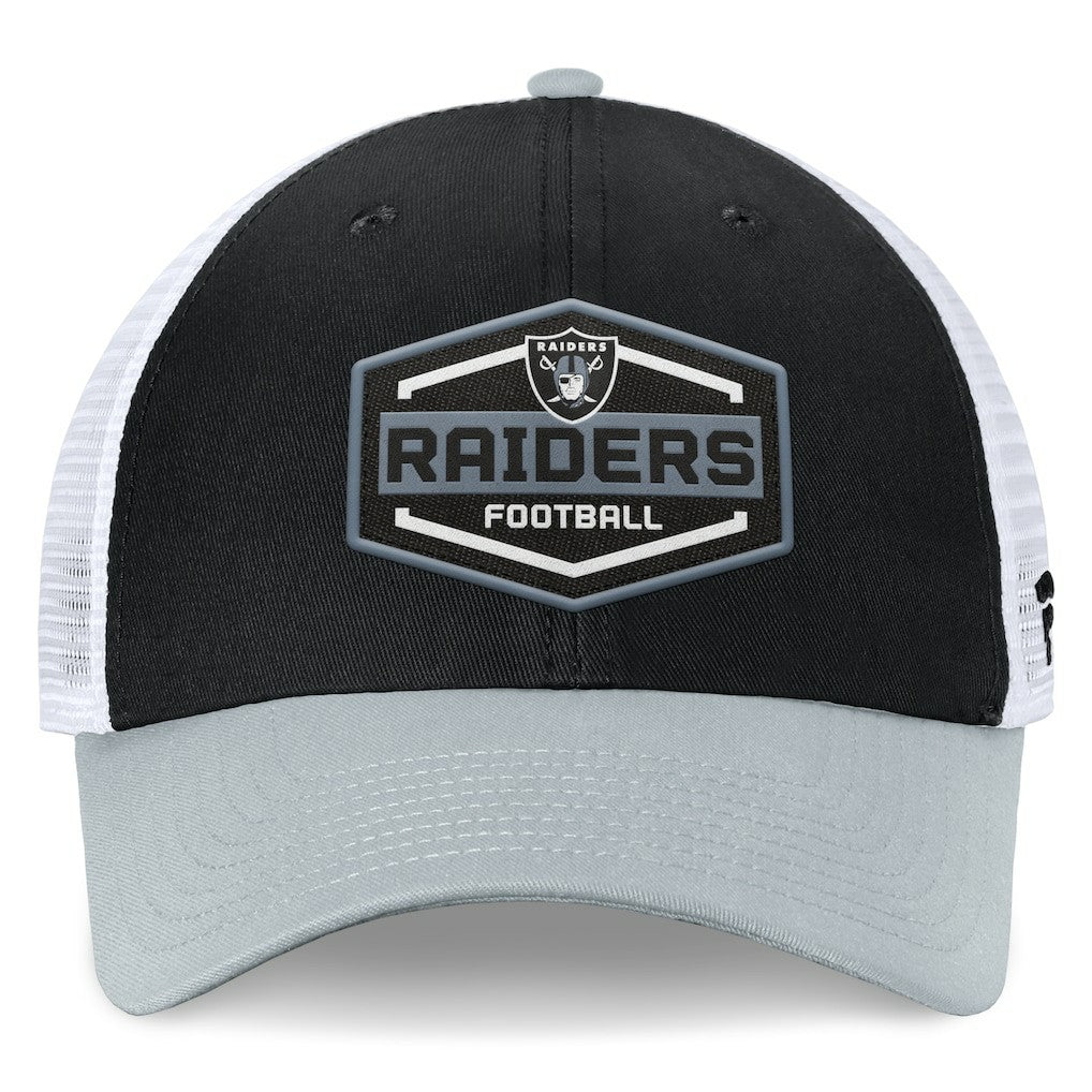 Las Vegas Raiders Fanatics Bench Trucker Adjustable Hat
