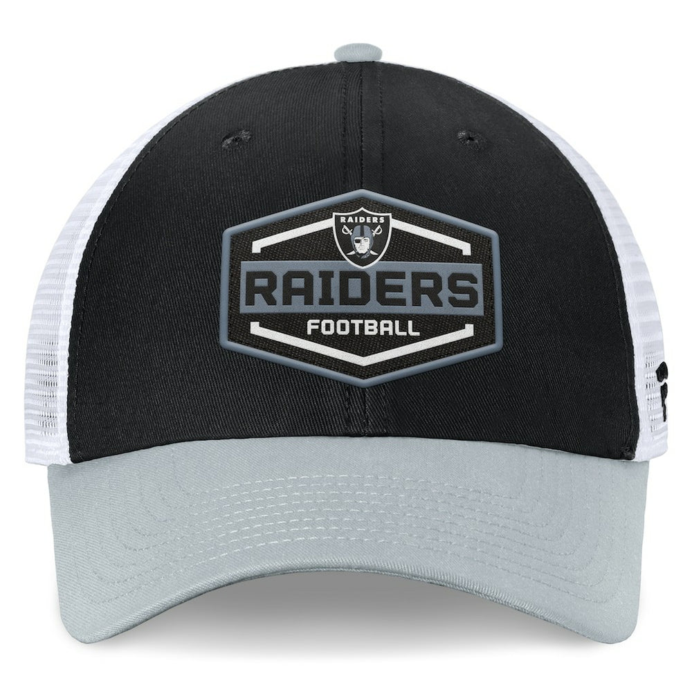 Las Vegas Raiders Fanatics Bench Trucker Adjustable Hat