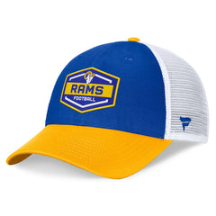 Los Angeles Rams Fanatics Bench Trucker Adjustable Hat