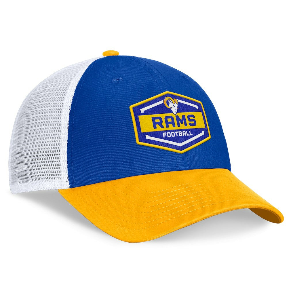 Los Angeles Rams Fanatics Bench Trucker Adjustable Hat