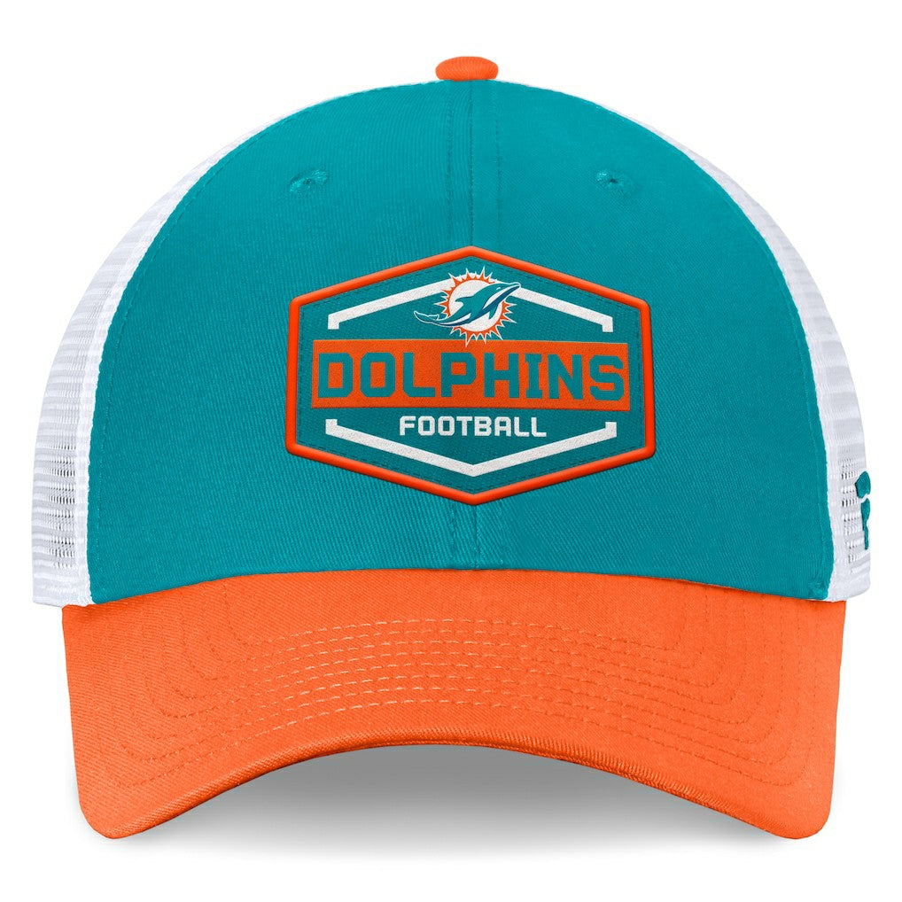 Miami Dolphins Fanatics Bench Trucker Adjustable Hat