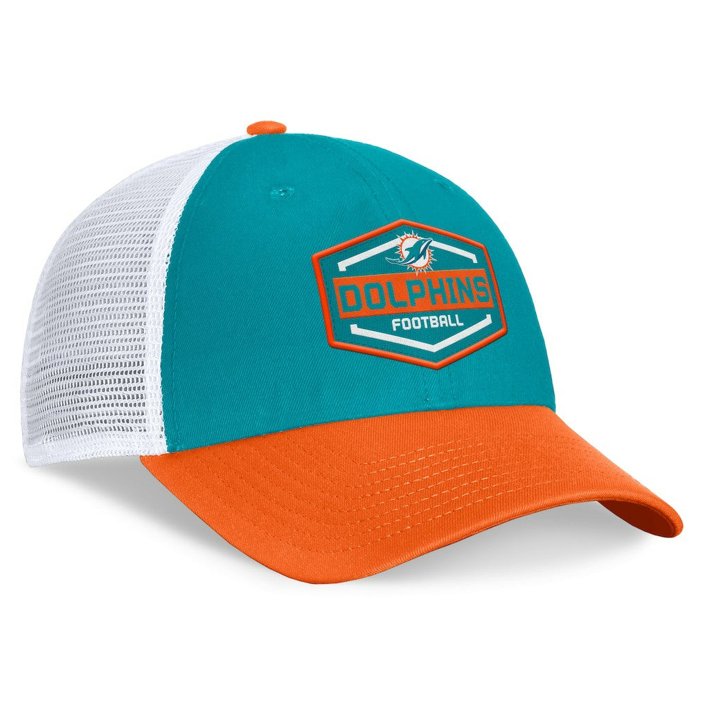 Miami Dolphins Fanatics Bench Trucker Adjustable Hat