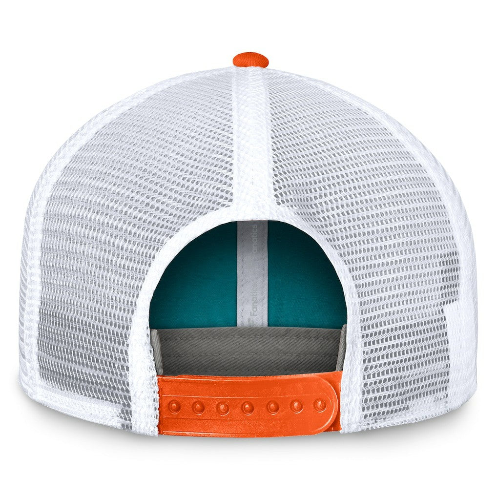 Miami Dolphins Fanatics Bench Trucker Adjustable Hat