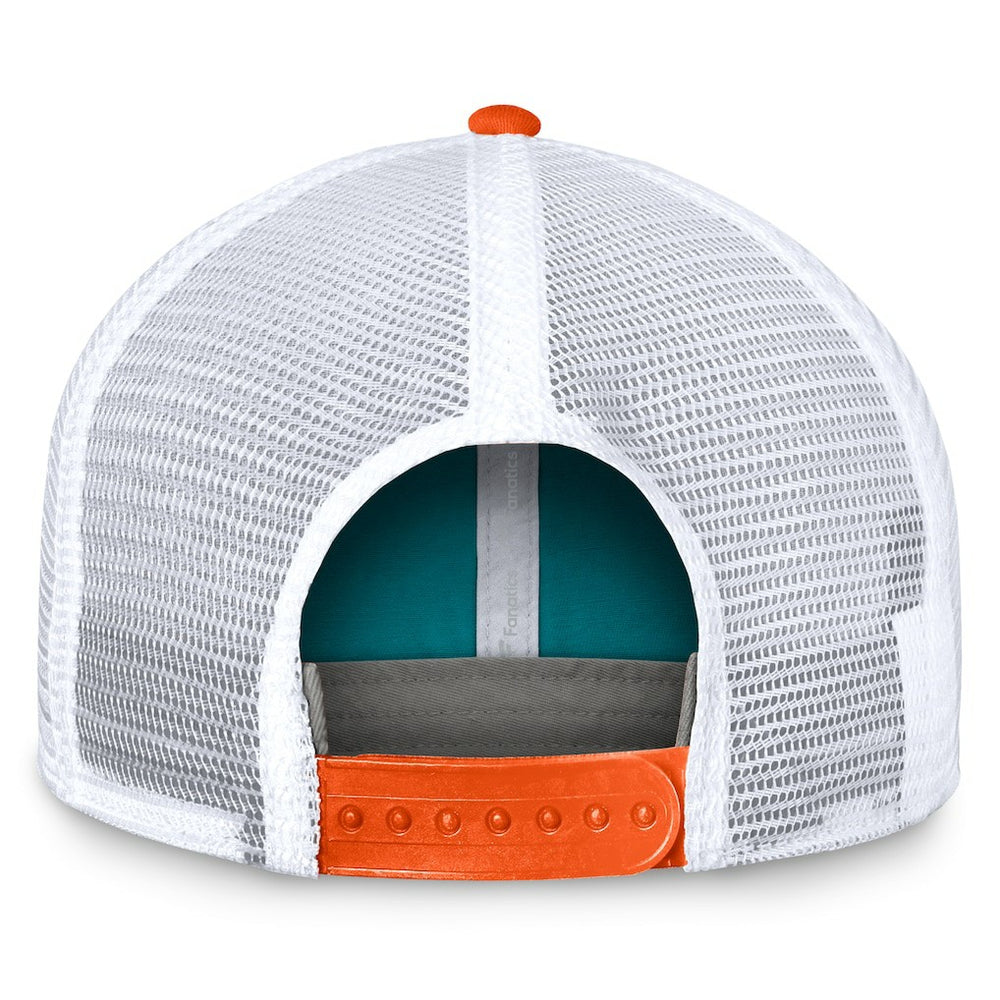 Miami Dolphins Fanatics Bench Trucker Adjustable Hat
