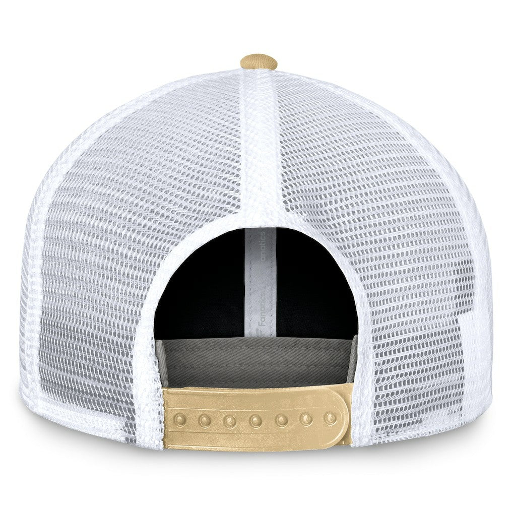 New Orleans Saints Fanatics Bench Trucker Adjustable Hat