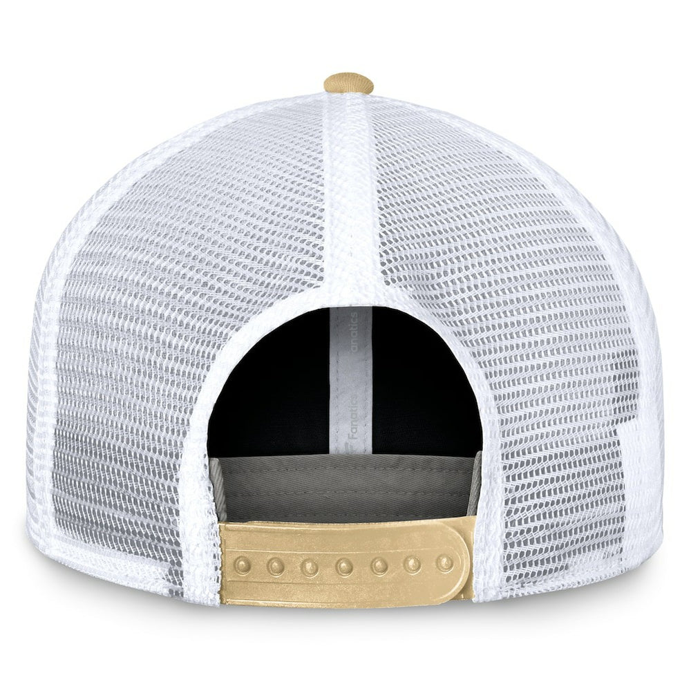 New Orleans Saints Fanatics Bench Trucker Adjustable Hat