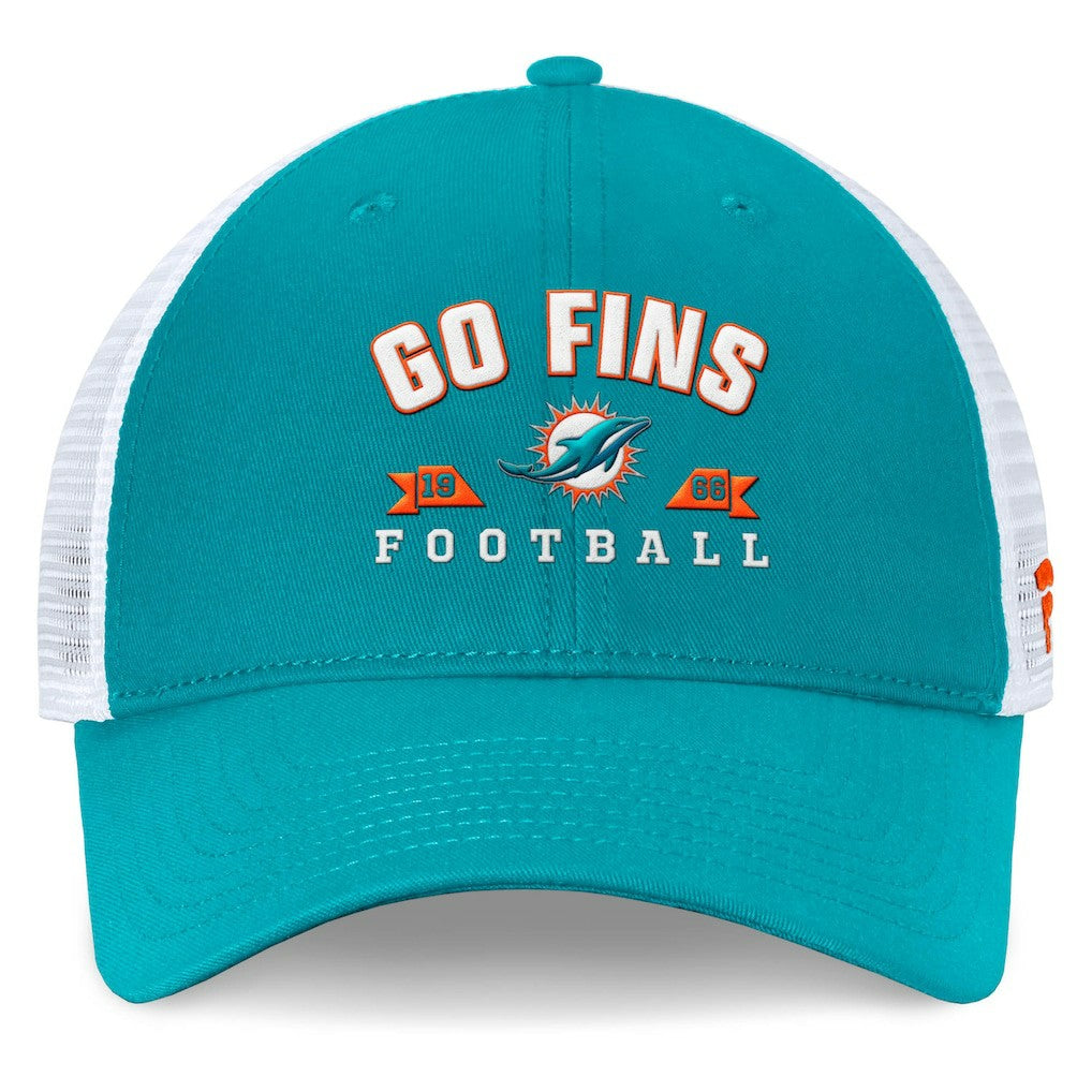 Miami Dolphins Fanatics Timeout Trucker Adjustable Hat