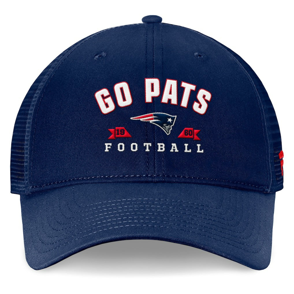 New England Patriots Fanatics Timeout Trucker Adjustable Hat
