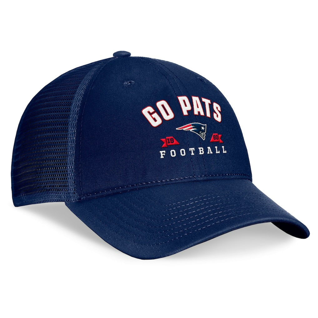 New England Patriots Fanatics Timeout Trucker Adjustable Hat