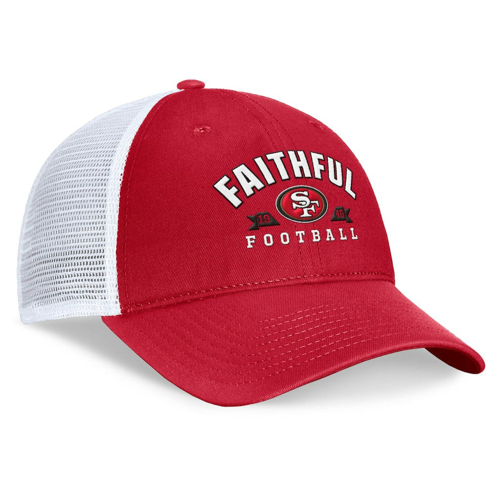 San Francisco 49ers Fanatics Timeout Trucker Adjustable Hat