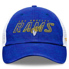 Los Angeles Rams Fanatics Challenge Trucker Adjustable Hat
