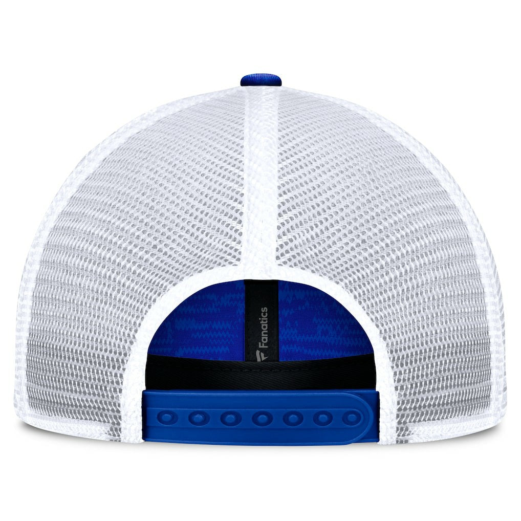 Los Angeles Rams Fanatics Challenge Trucker Adjustable Hat