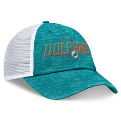 Miami Dolphins Fanatics Challenge Trucker Adjustable Hat