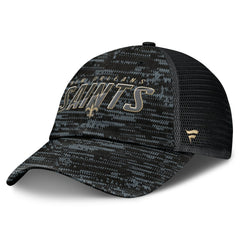 New Orleans Saints Fanatics Challenge Trucker Adjustable Hat