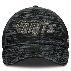 New Orleans Saints Fanatics Challenge Trucker Adjustable Hat