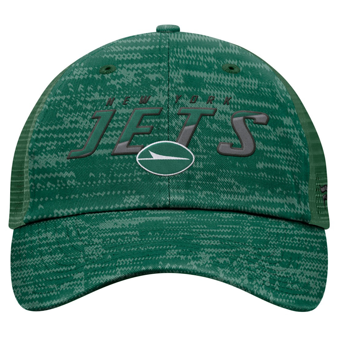 New York Jets Fanatics Challenge Trucker Adjustable Hat