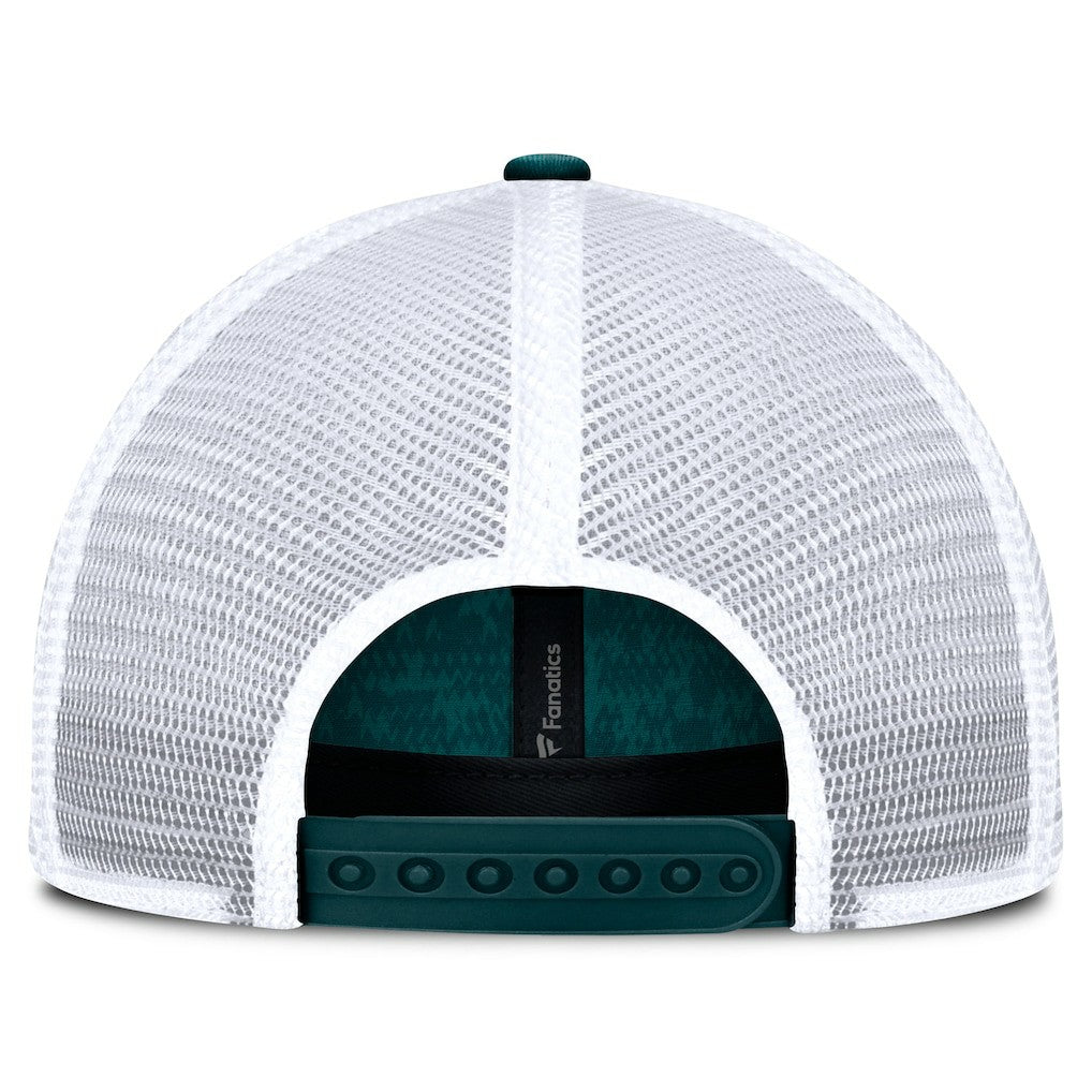 Philadelphia Eagles Fanatics Challenge Trucker Adjustable Hat