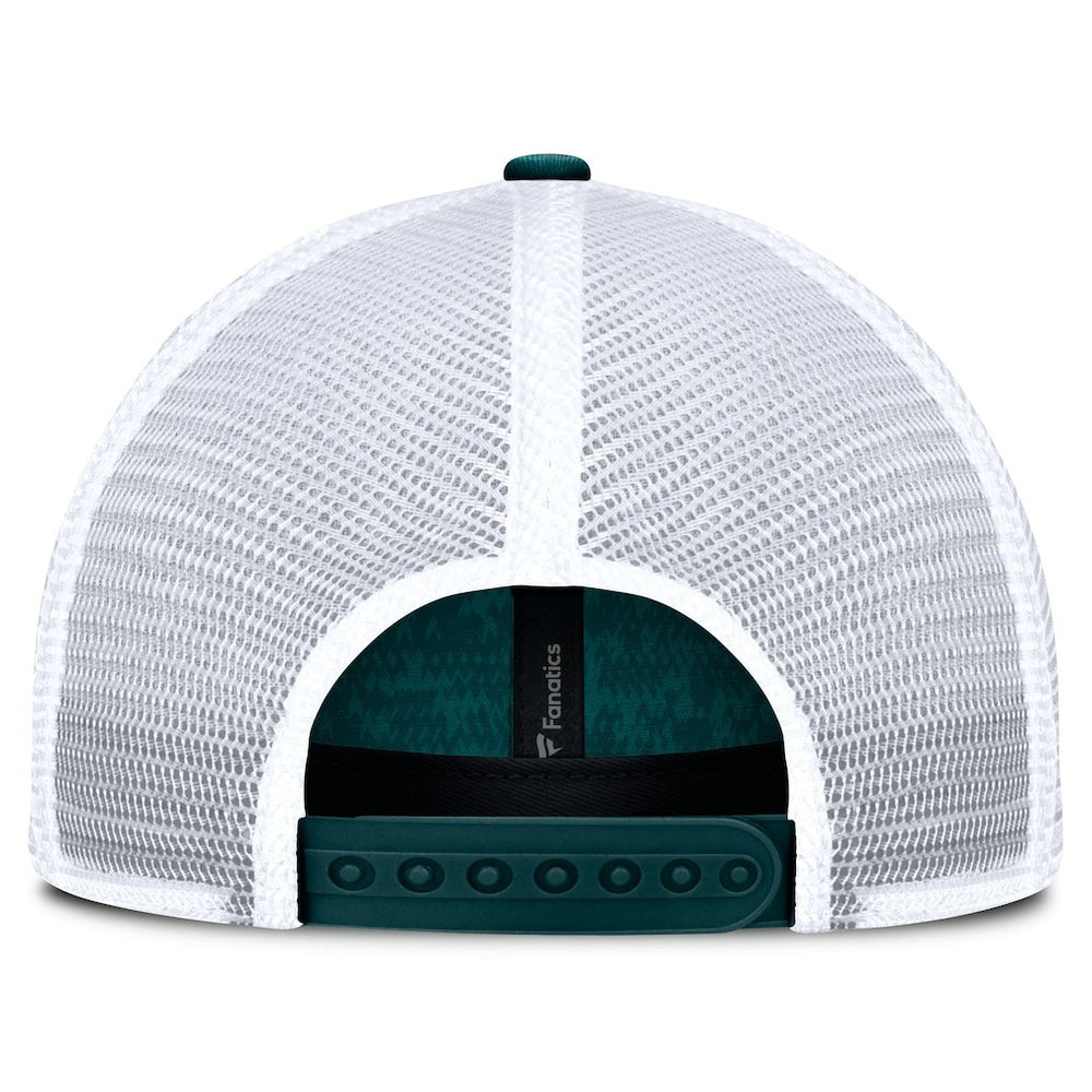 Philadelphia Eagles Fanatics Challenge Trucker Adjustable Hat